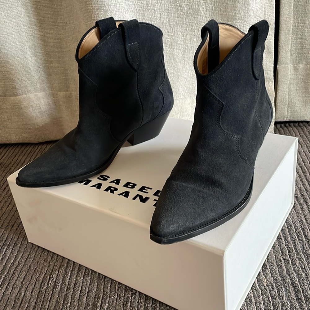Isabel Marant Dewina Suede Booties w/box